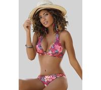 S.OLIVER Triangel-Bikini-Top Damen rostrot-bedruckt Gr.32 Cup A/B