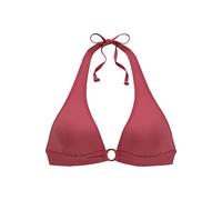 s.Oliver Damen Triangel-Bikini-Top | mit herausnehmbaren Softcups, Zierring in Horn-Optik in der vorderen Mitte