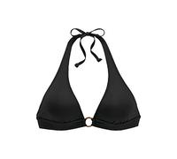 Triangel-Bikini-Top S.OLIVER "Rome" Gr. 38, Cup C/D, schwarz Damen Bikini-Oberteile (33288504-38) schwarz
