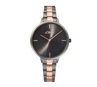 s.Oliver Damen Uhr Armbanduhr Edelstahl bicolor 2033514