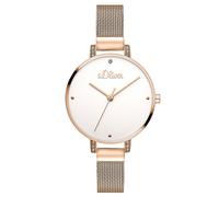 s.Oliver Damen Uhr Armbanduhr Edelstahl SO-3552-MQ