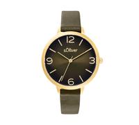 s.Oliver Damen Uhr Armbanduhr Leder 2036549