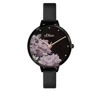 s.Oliver Damen Uhr Armbanduhr Leder SO-3538-LQ