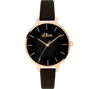s.Oliver Damen Uhr Armbanduhr Leder SO-3660-LQ
