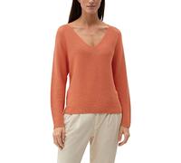 s.Oliver Damen V-neck V Neck Pullover langarm, Orange, 36 EU