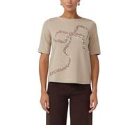 s.Oliver Damen Viskose-t-Shirt im Relaxed Fit mit Pailletten T-Shirt mit Pailletten