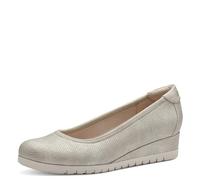 s.Oliver Damen Wedge Pumps mit Keilabsatz Elegant, Beige (Beige), 41 EU