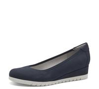 s.Oliver Damen Wedge Pumps mit Keilabsatz Elegant, Blau (Navy), 42 EU