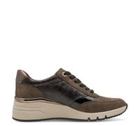 s.Oliver Damen Wedge Sneaker zum Schnüren mit Reißverschluss