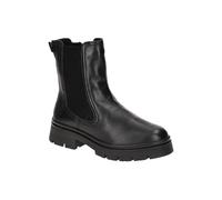 s.Oliver Damen Winterstiefeletten ohne Absatz aus Leder Gefüttert, Schwarz (Black), 38 EU