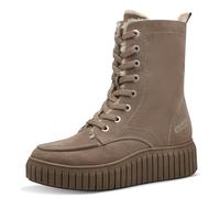 s.Oliver Damen Winterstiefeletten zum Schnüren Gefüttert Vegan, Braun (Taupe), 40 EU