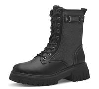 s.Oliver Damen Winterstiefeletten zum Schnüren Gefüttert Vegan, Schwarz (Black Comb.), 41 EU