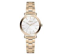 s.Oliver DamenArmbanduhr Analog Quarz Edelstahl SO-3812-MQ