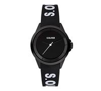 s.Oliver DamenArmbanduhr Analog Quarz Silikon SO-3846-PQ