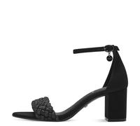 s.Oliver Damen 5-28309-42 Sandale mit Absatz, Black, 38 EU