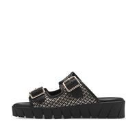 s.Oliver Damenschuhe Klassische Pantoletten BLACK COMB. BLACK COMB. - Gr. - 39