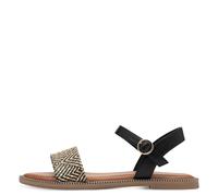s.Oliver Damenschuhe Riemchensandalen BLACK BLACK - Gr. - 39