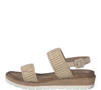 s.Oliver Damenschuhe Riemchensandalen SAND SAND - Gr. - 36