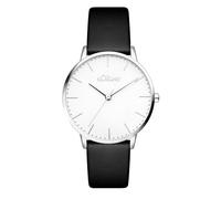 s.Oliver Damenuhr - 34 mm - Flache, Zeitlose, alltagstaugliche, analoge Armbanduhr für Damen mit Quarzwerk - 3 ATM wasserdicht - Kratzfest - Geschenkidee