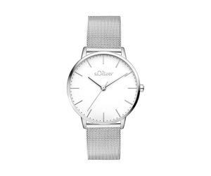 s.Oliver Damenuhr Classic Mesh Medium SO-4462-MQ