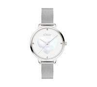 s.Oliver Damenuhr mit bezauberndem Perlmuttherz SO-4561-MQ