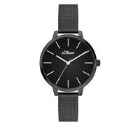 s.Oliver Armbanduhr - zeitlos mit Meshband