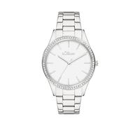 s.Oliver Damenuhr zeitlos mit funkelnden Steinen SO-4489-MQ