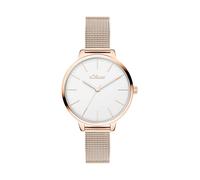 s.Oliver Damenuhr zeitlos mit Meshband SO-4566-MQ