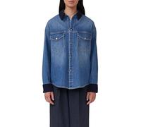 s.Oliver Denim-Overshirt mit Cord-Details