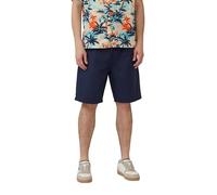 Detroit: Chino-Bermuda im Relaxed Fit mit Elastikbund 31 blau 2166889.5852.31