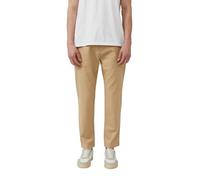 s.Oliver Chino Detroit – Relaxed-Fit, Leinenmix mit Elastikbund – Beige 33/32