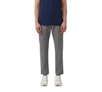 Detroit: Relaxed-Fit-Chino aus Leinenmix mit Elastikbund 32/32 grau 2164484.9467.32_32