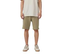 Detroit: Sweat-Bermuda mit Flammgarnstruktur im Relaxed Fit helles olivgrün XL