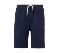 s.Oliver Detroit: Sweat-Bermuda mit Flammgarnstruktur im Relaxed Fit tiefblau XXL