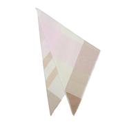 s.Oliver Dreieckstuch - Schachbrett-Muster - Pink/Mehrfarbig - One Size