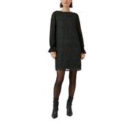 s.Oliver Langarm-Kleid aus Spitze mit Glitzergarn Grau Größe 42