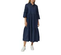 Hemdblusenkleid mit verspielten Volumen-Details 40 blau 2177664.57Y2.40