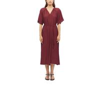 Strukturiertes Viskosemix-Kleid im Relaxed Fit 34 rot 2179259.3903.34