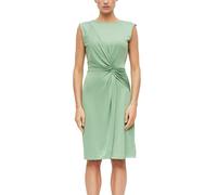 s.Oliver Jerseykleid in Wickel-Optik mit Knotendetail Grün Größe 38