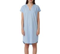 Blusenkleid aus Leinenmix mit Eingrifftaschen 38 blau 2165755.5083.38