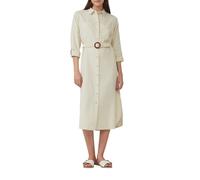 s.Oliver Hemdblusenkleid im Relaxed Fit mit geflochtenem Gürtel Natur 42