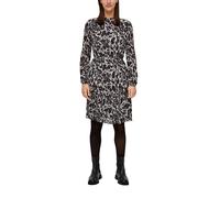 s.Oliver Dresses White Black Allover Print Größe: 40 | Minikleider Outlet | Damen | Schwarz