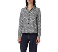 Elastische Jerseybluse mit All-over-Print 36 schwarz 2175333.69B0.36