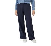 Elastische Stoffhose mit High Rise und weitem Bein 40/REG blau 2173653.5924.40_REG