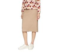 Elastischer Midi-Strickrock im Slim Fit 44 braun