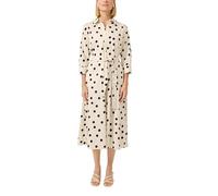 Elastisches Baumwollkleid mit Viskosefutter 40 beige 2177626.04A3.40