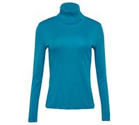 Elastisches Langarmshirt mit Rollkragen 46 Blau 2156419.6469.46