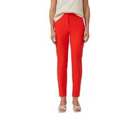 Elegante Slim-Fit-Hose mit Tapered Leg und hohem Bund 46 rot 2177257.3214.46