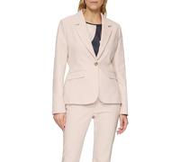 Jackenblazer S.OLIVER BLACK LABEL, Damen, Gr. 44, rosa (sepia rose), Obermaterial: 54% Baumwolle, 43% Polyester, 3% Elasthan. Futter: 100% Polyester, unifarben, casual, slim fit taillenbedeckt, Langar