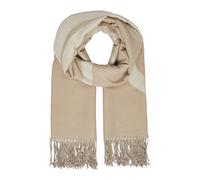 Eleganter Schal mit Fransen ONESIZE Beige 2171955.80X1.ONESIZE